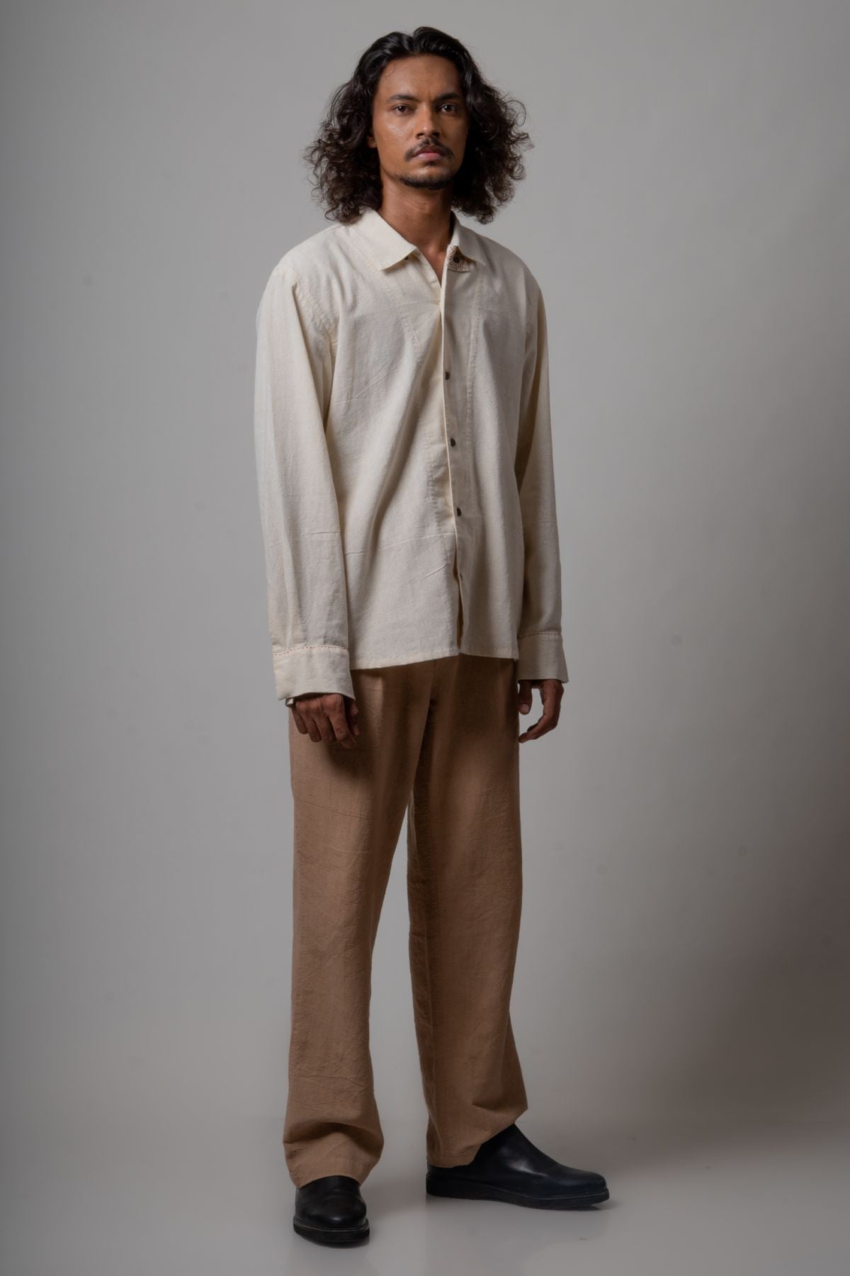 Buy Designer Spread Collar Shirt By Lafaani